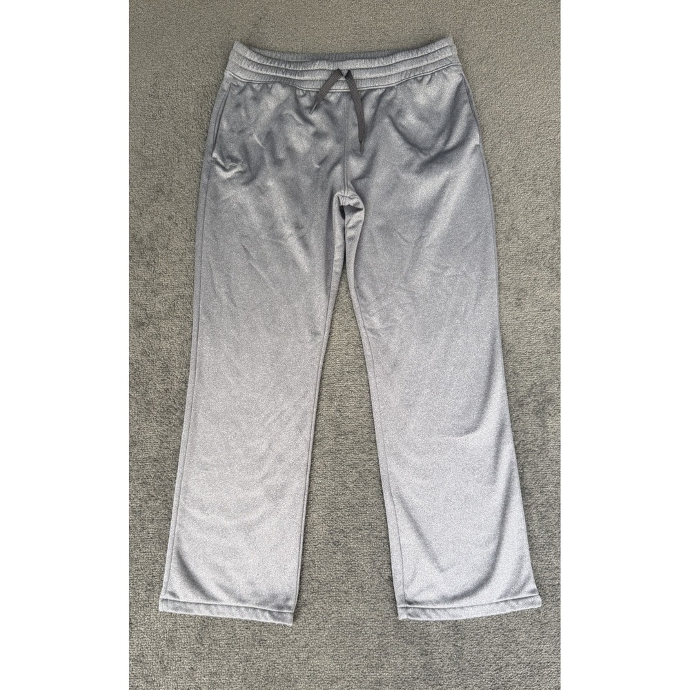 Under Armour Mens Gray Heathered Fleece Loose Fit Straight Leg Sweatpants Medium